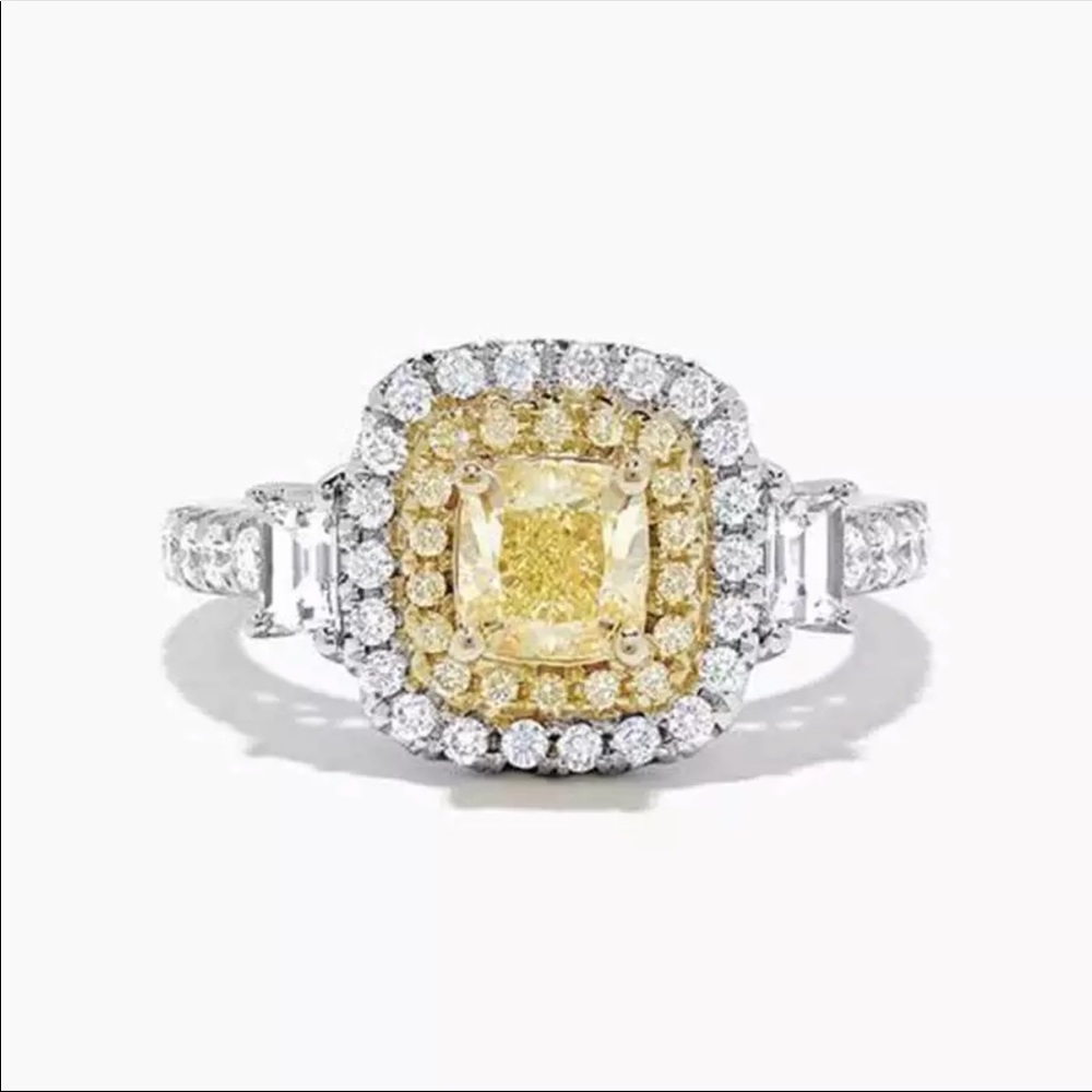 New Luxury 925 Silver Beautiful Elegant CZ Ring - Picture 1 of 6